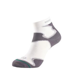 1000 Mile Mens Fusion Socks / White/Gray